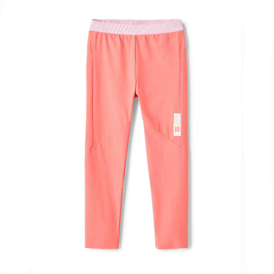 女童粉色运动长裤