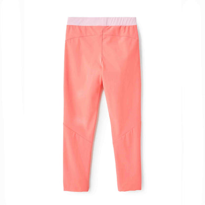 女童粉色运动长裤