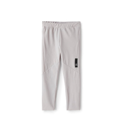 女童灰色"IG"运动打底裤