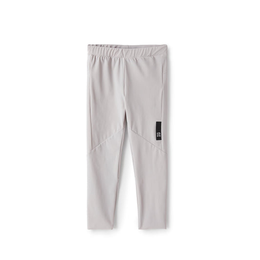 女童灰色"IG"运动打底裤