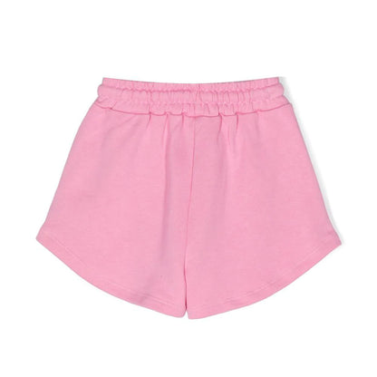 女童粉色Logo棉短裤