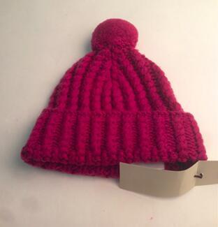 Sprarky Girls Plum Wool Blend Hat With Pompom