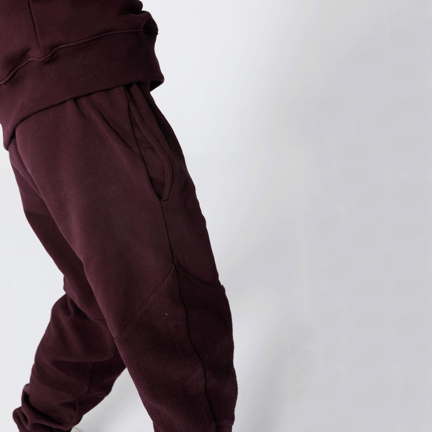 儿童紫色棉长裤