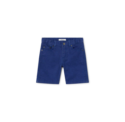 儿童蓝色牛仔短裤