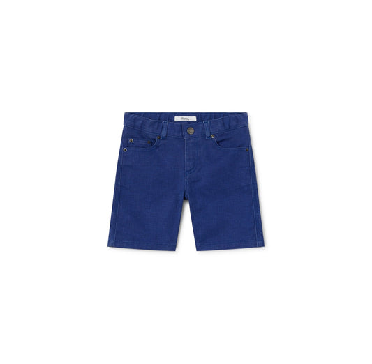 儿童蓝色牛仔短裤