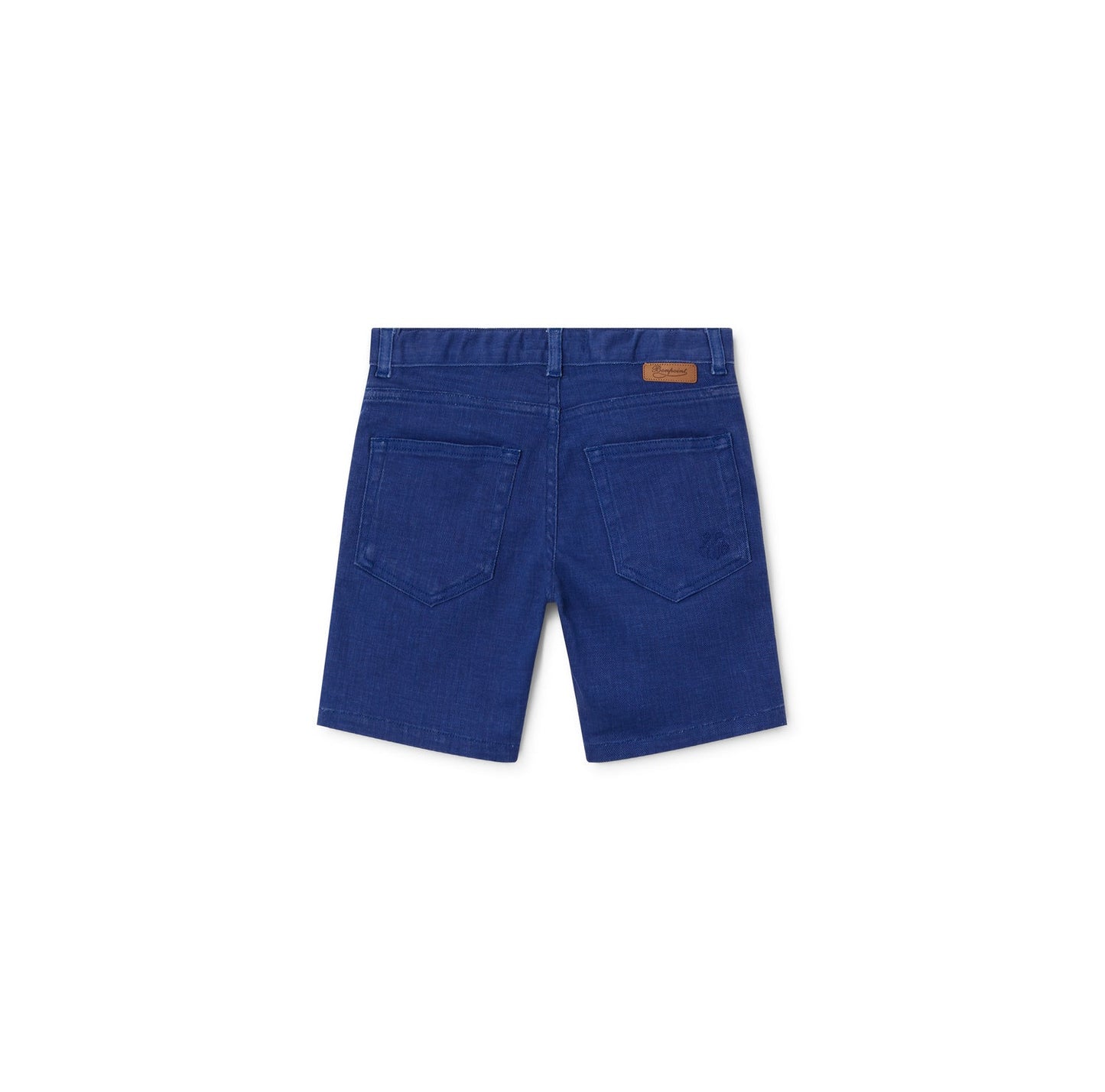 儿童蓝色牛仔短裤