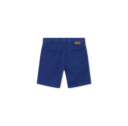 儿童蓝色牛仔短裤