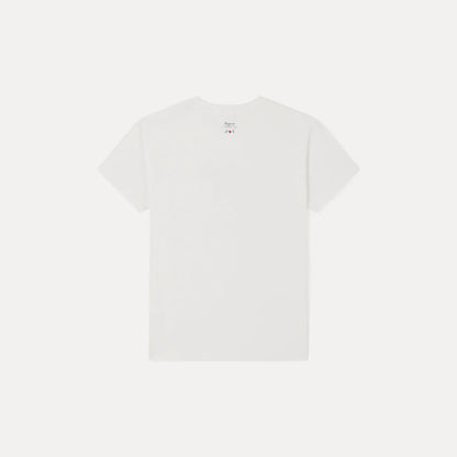 女士白色Logo棉T恤