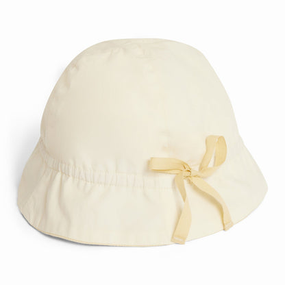 儿童白色棉帽子