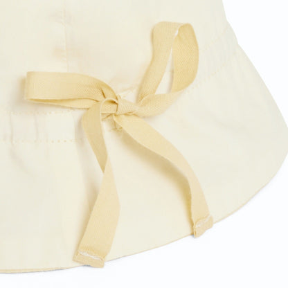 儿童白色棉帽子