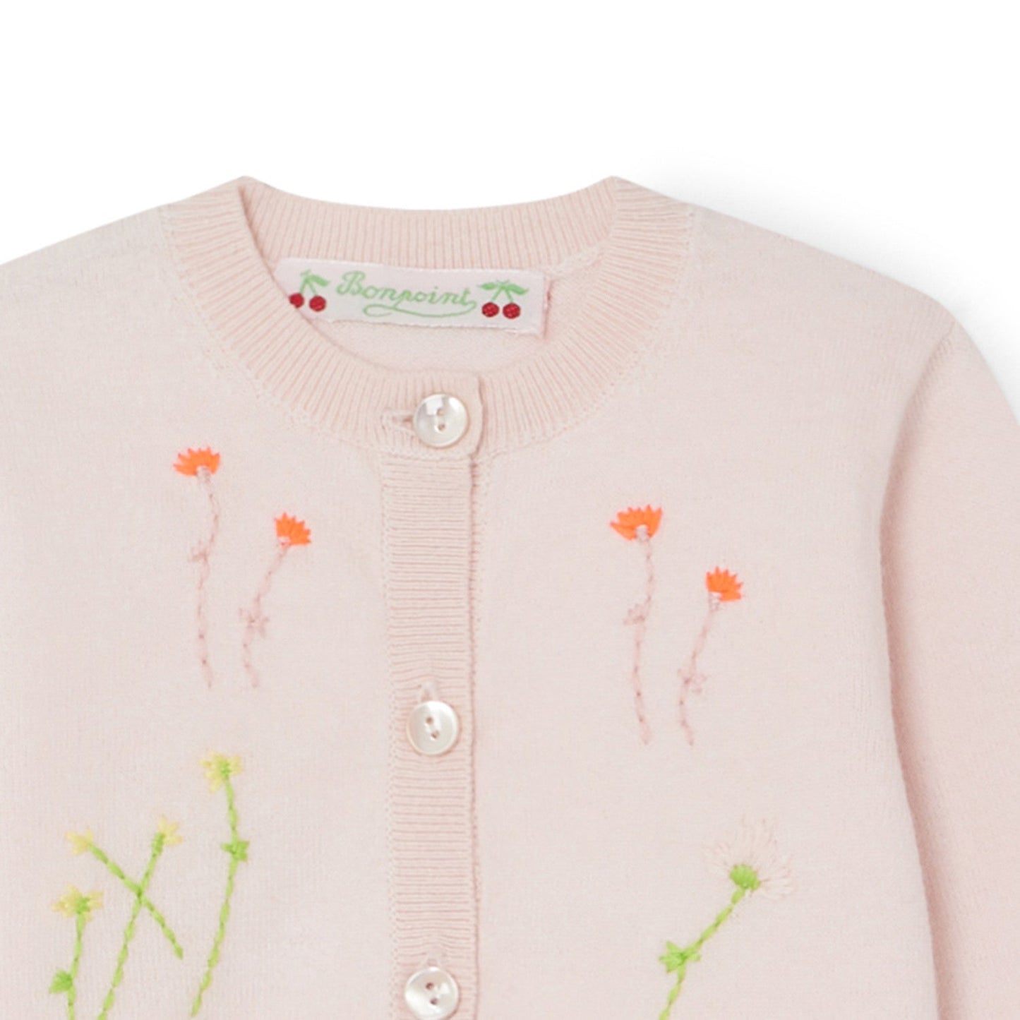 女童玫瑰粉开衫