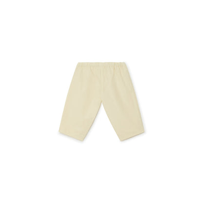 婴儿黄色棉长裤