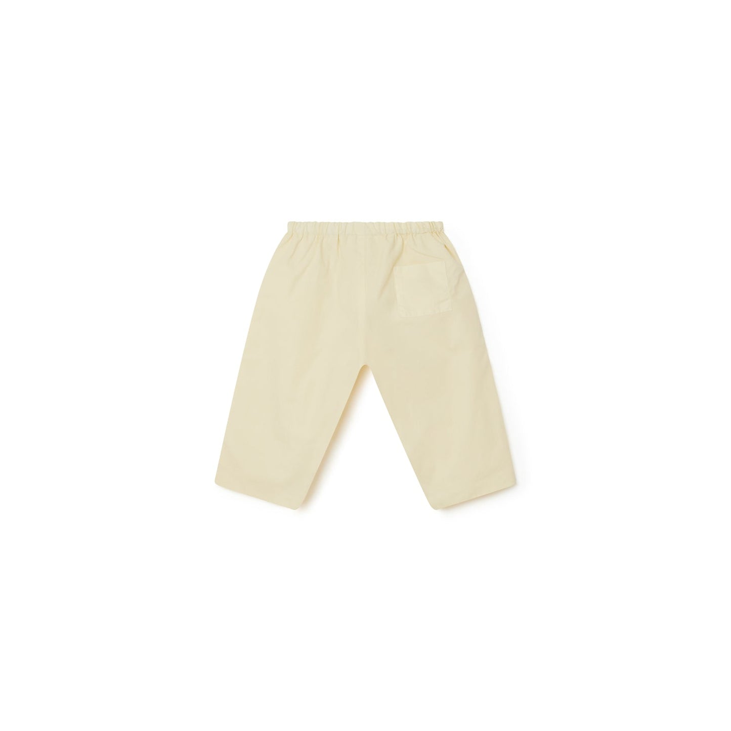 婴儿黄色棉长裤