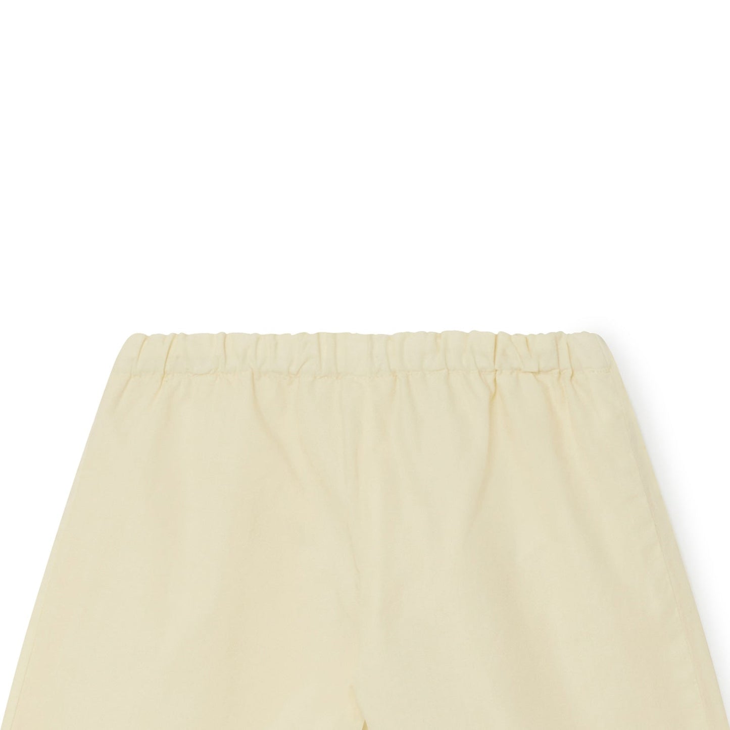 婴儿黄色棉长裤