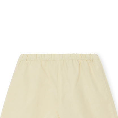 婴儿黄色棉长裤