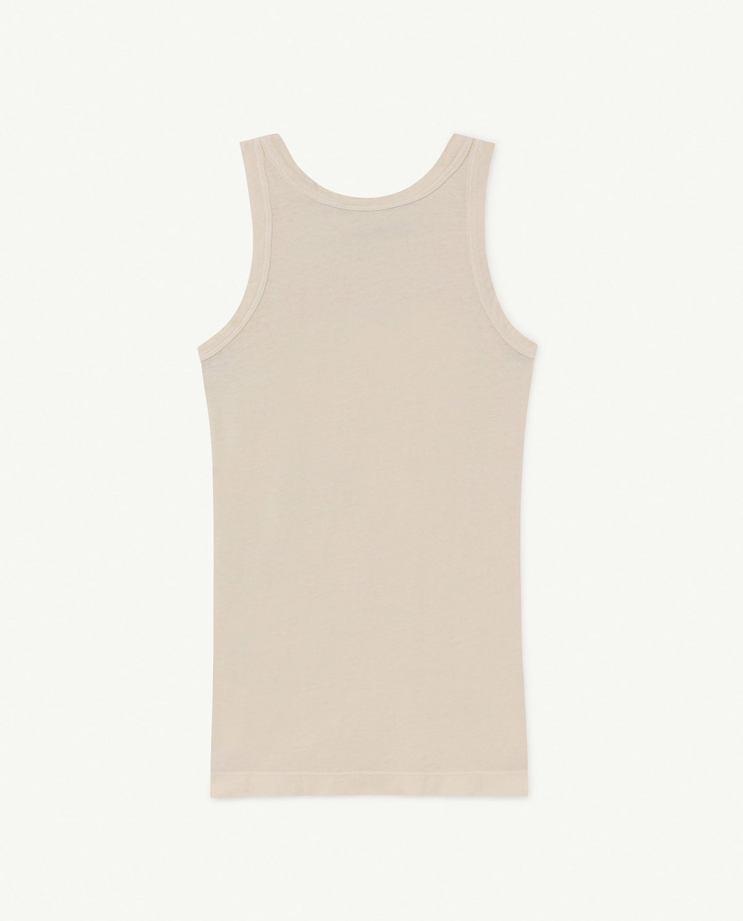 女童米色大树印花棉连衣裙