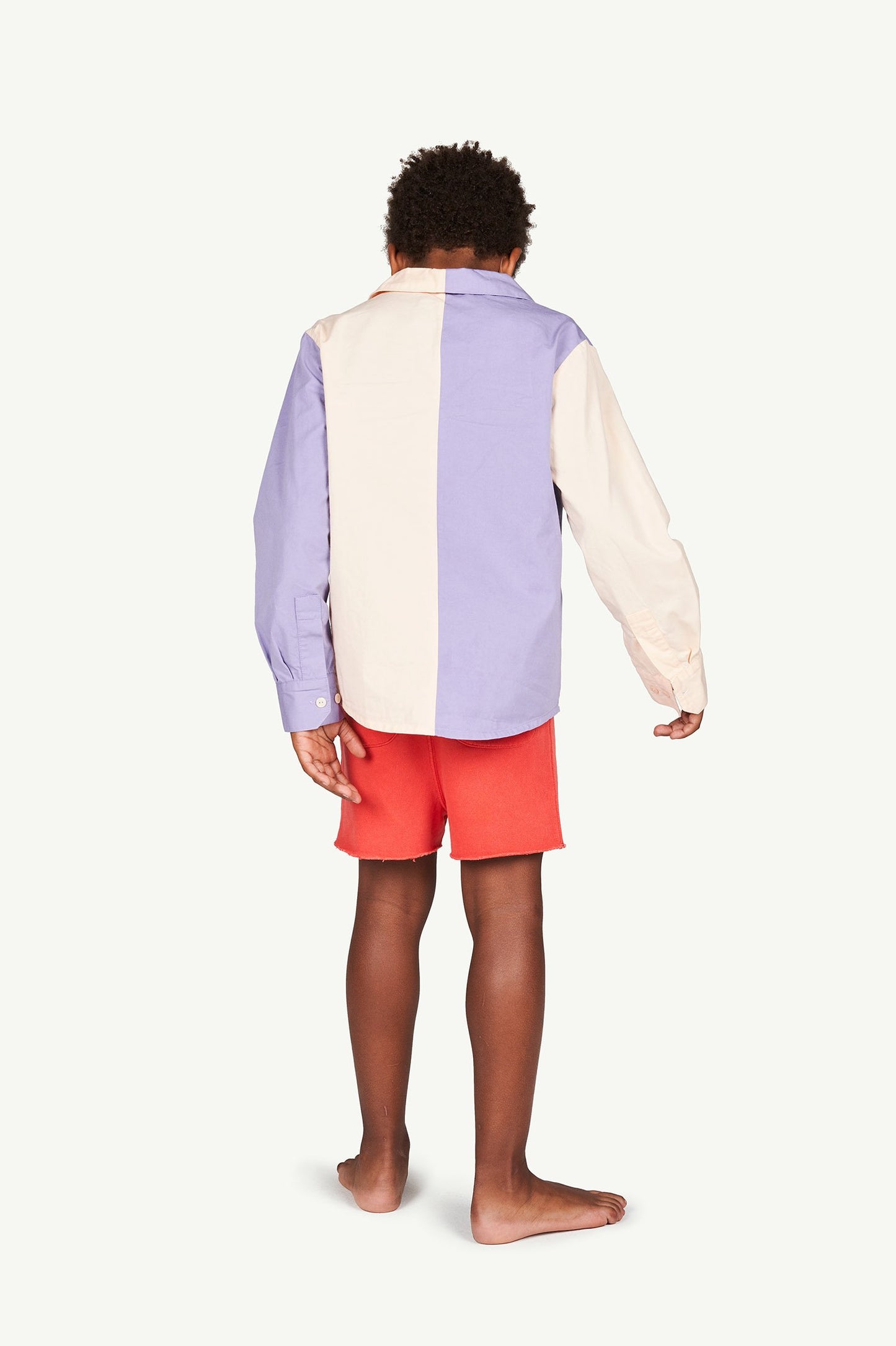 儿童红色Logo棉短裤