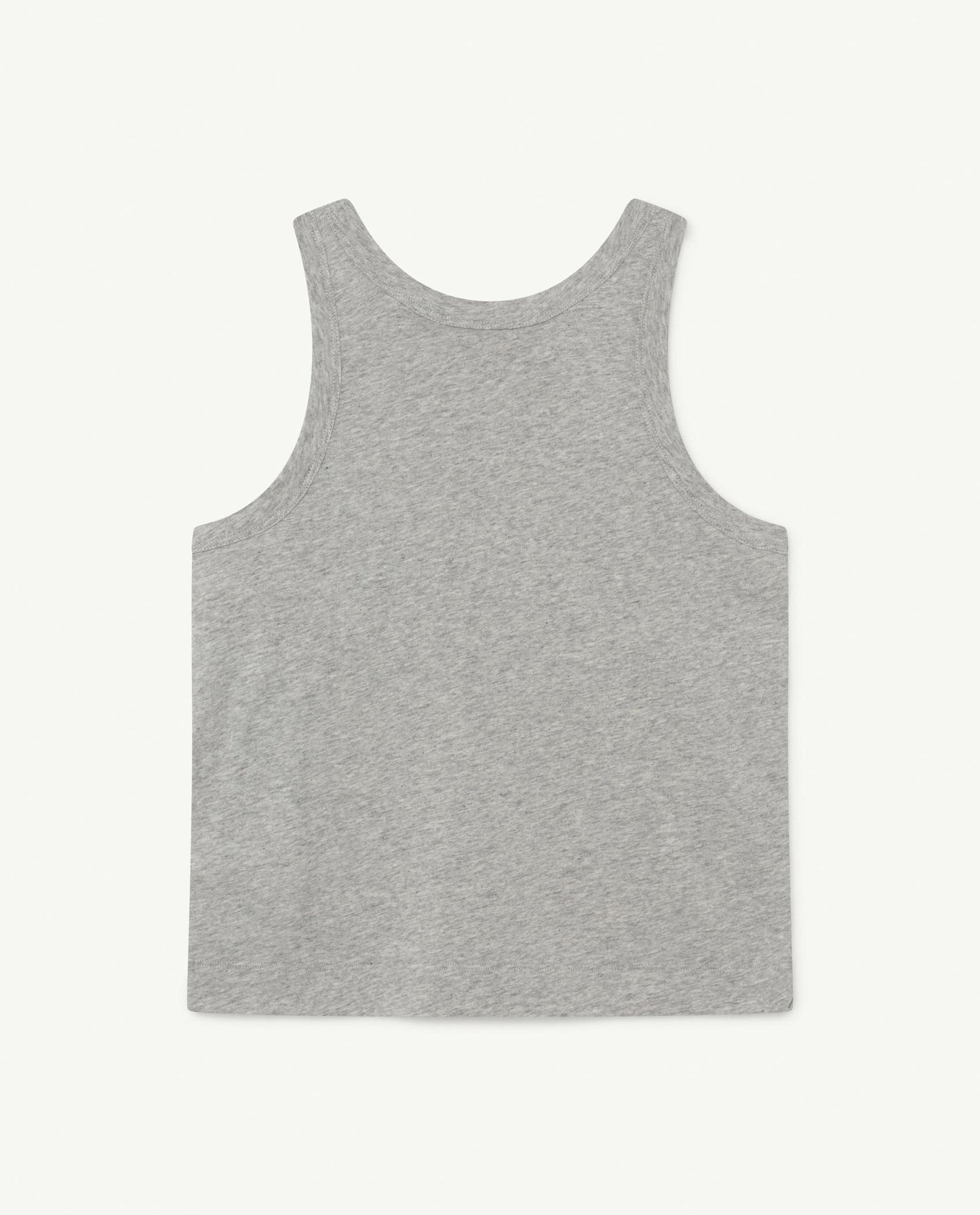 Boys & Girls Grey Tiger Cotton Tank Top