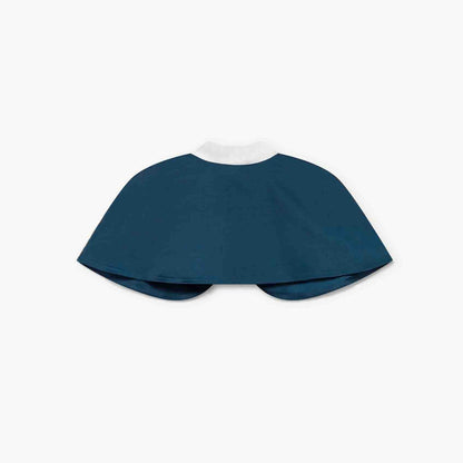 女童蓝色Logo披肩