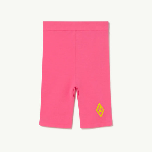 女童粉色Logo打底裤