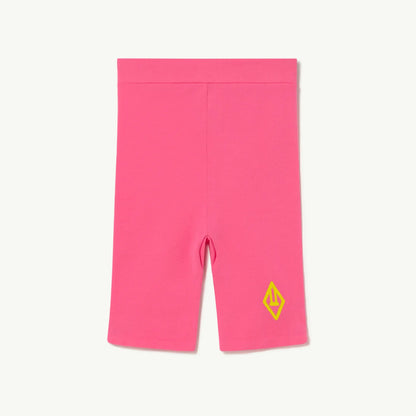 女童粉色Logo打底裤