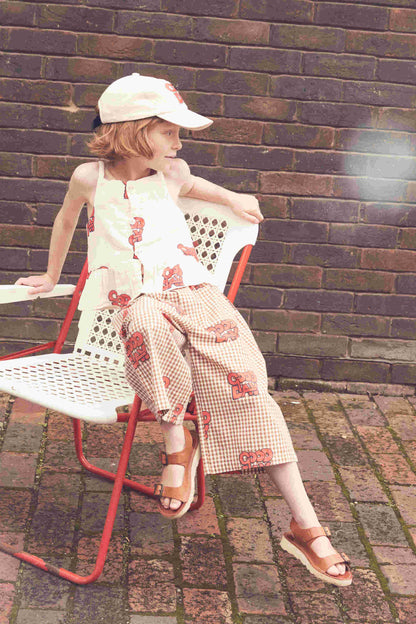 女童白色Logo上衣