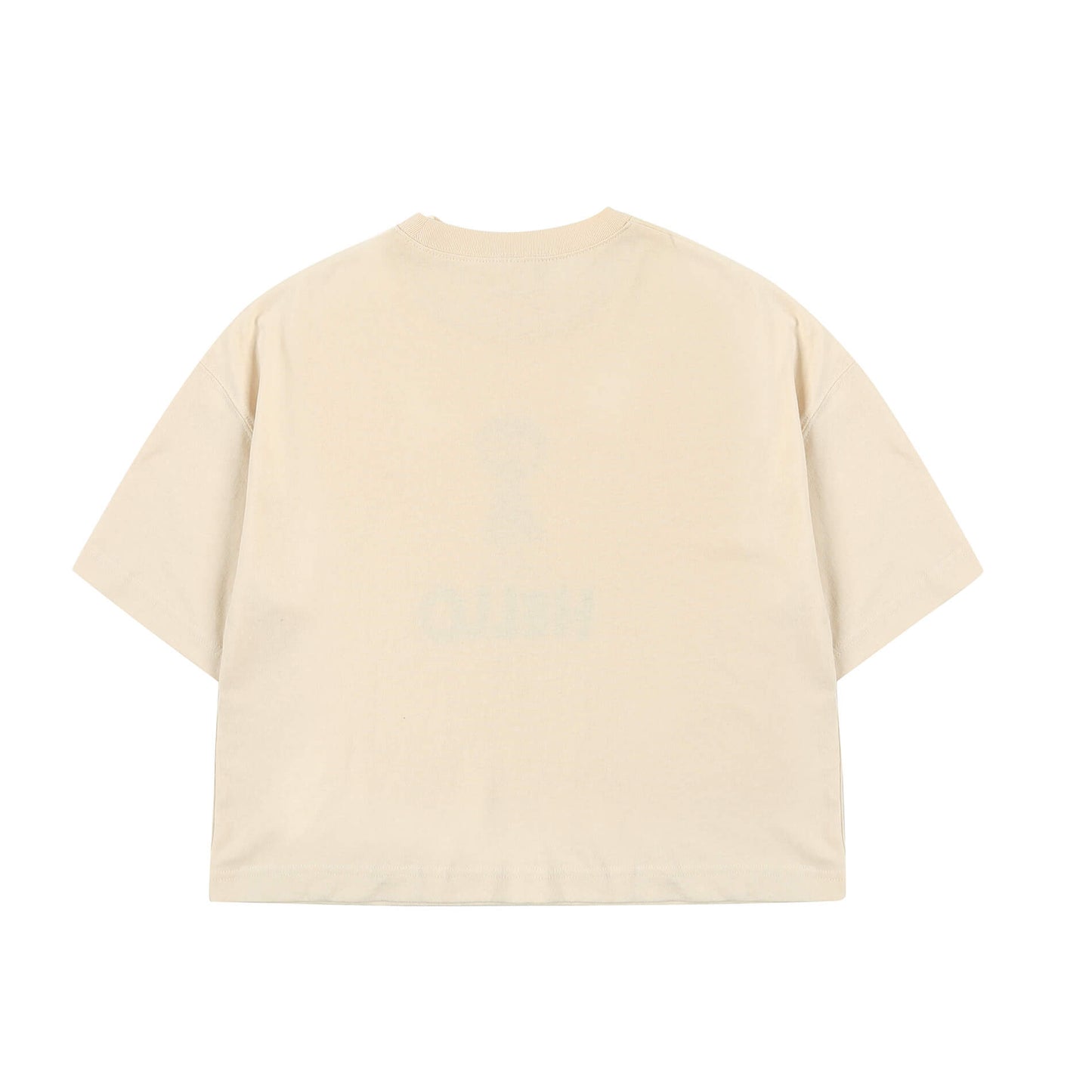 Boys & Girls White Printing Cotton T-Shirt