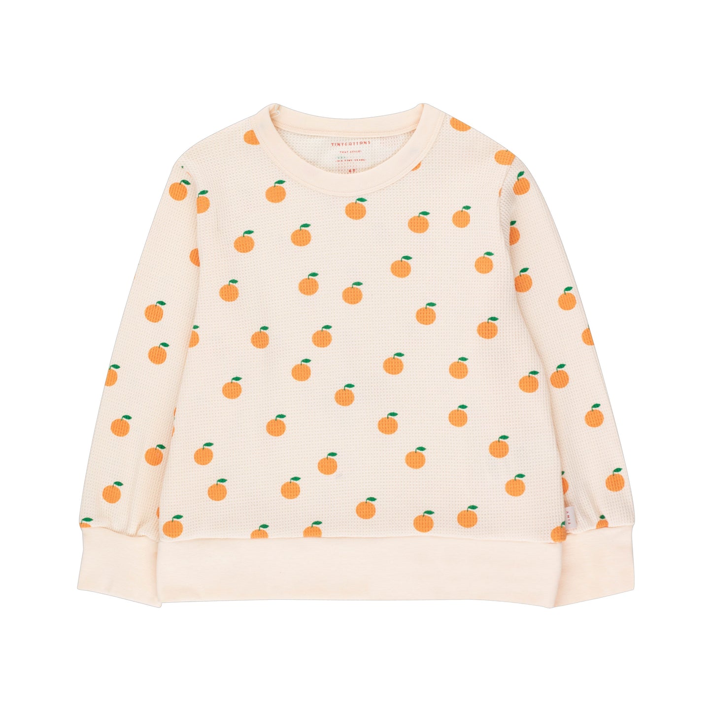 儿童白色棉卫衣