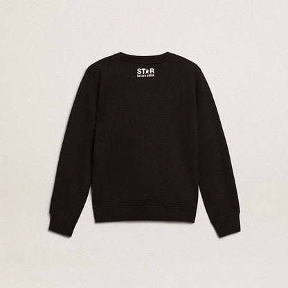 儿童黑色棉卫衣