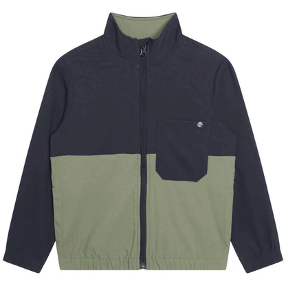 儿童绿色夹克
