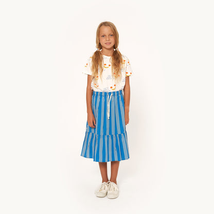 儿童白色笑脸棉T恤