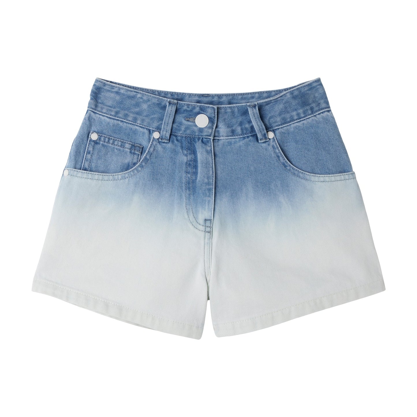 女童浅蓝色牛仔短裤