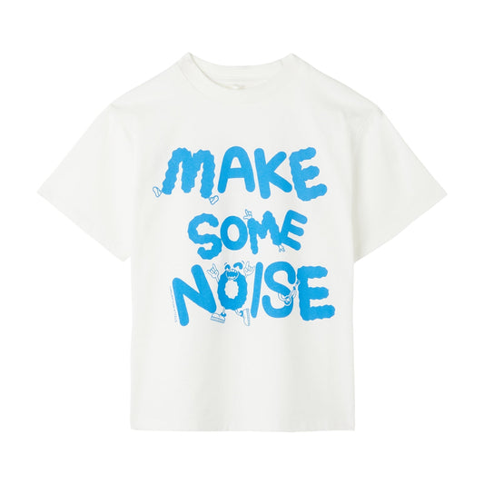 男童白色Logo棉T恤