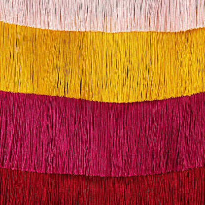 女童彩色流苏连衣裙