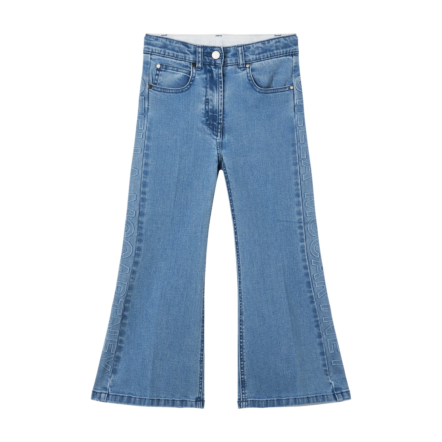 女童蓝色牛仔裤