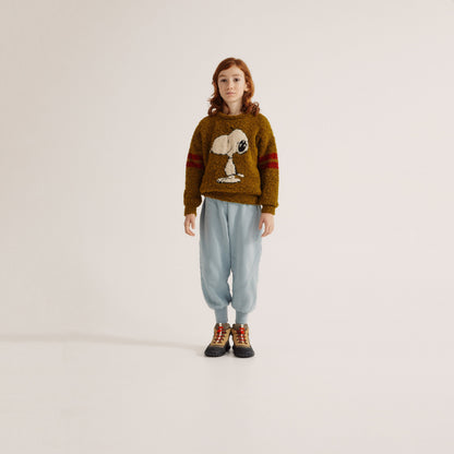 儿童橄榄绿毛衣