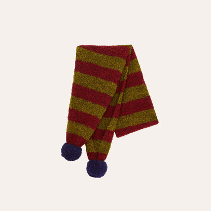 儿童橄榄绿围巾