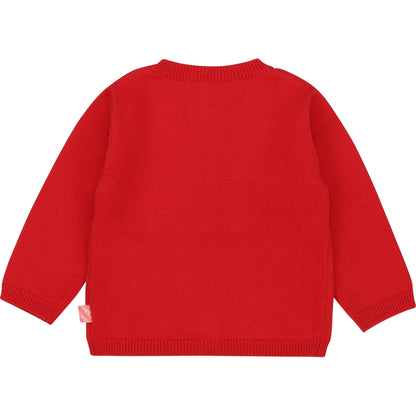 Baby Girls Ruby Heart Cardigan