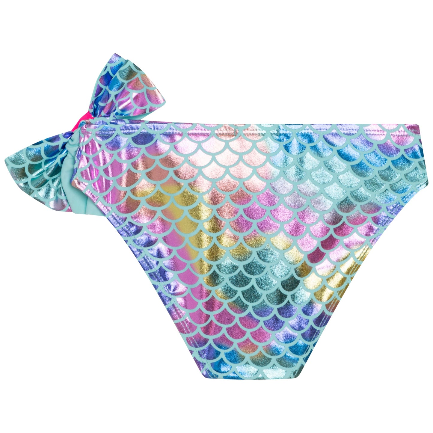 女童蓝色渐变分体泳装