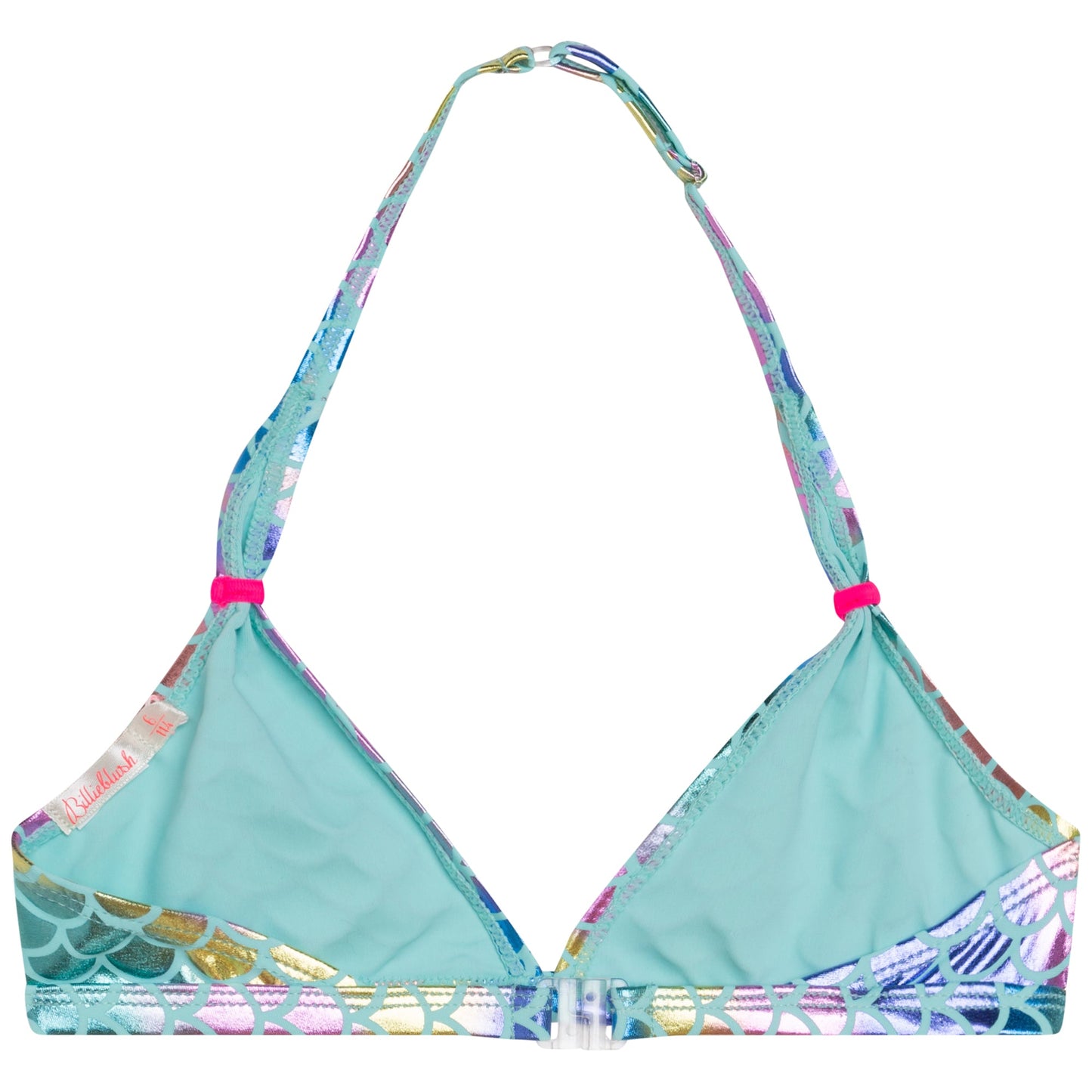 女童蓝色渐变分体泳装