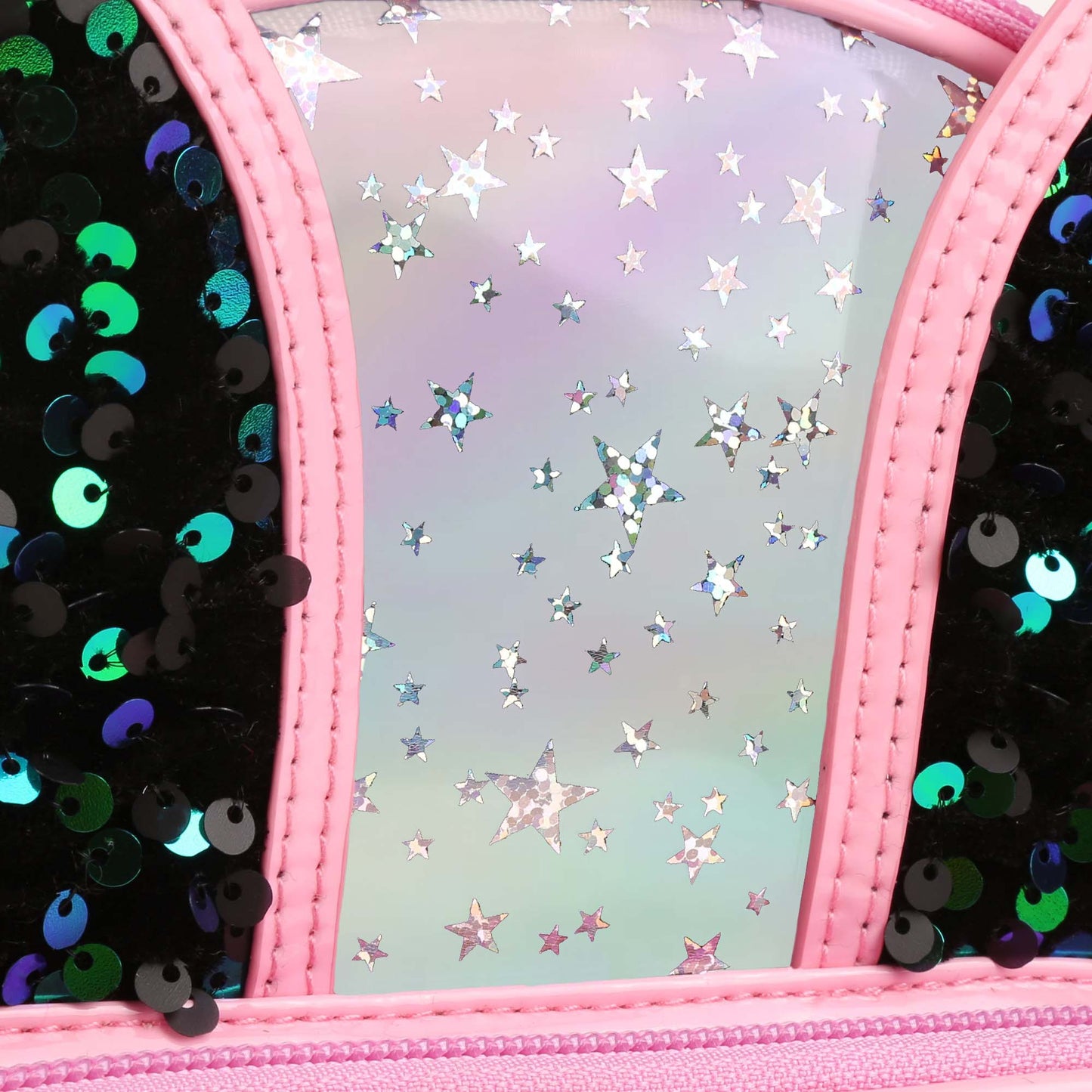 女童粉色闪光背包