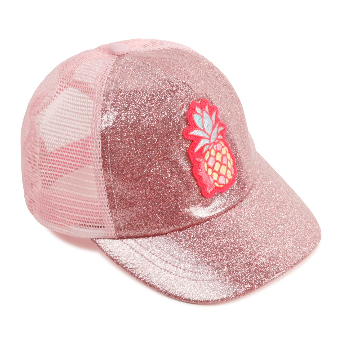 女童粉色闪光棒球帽