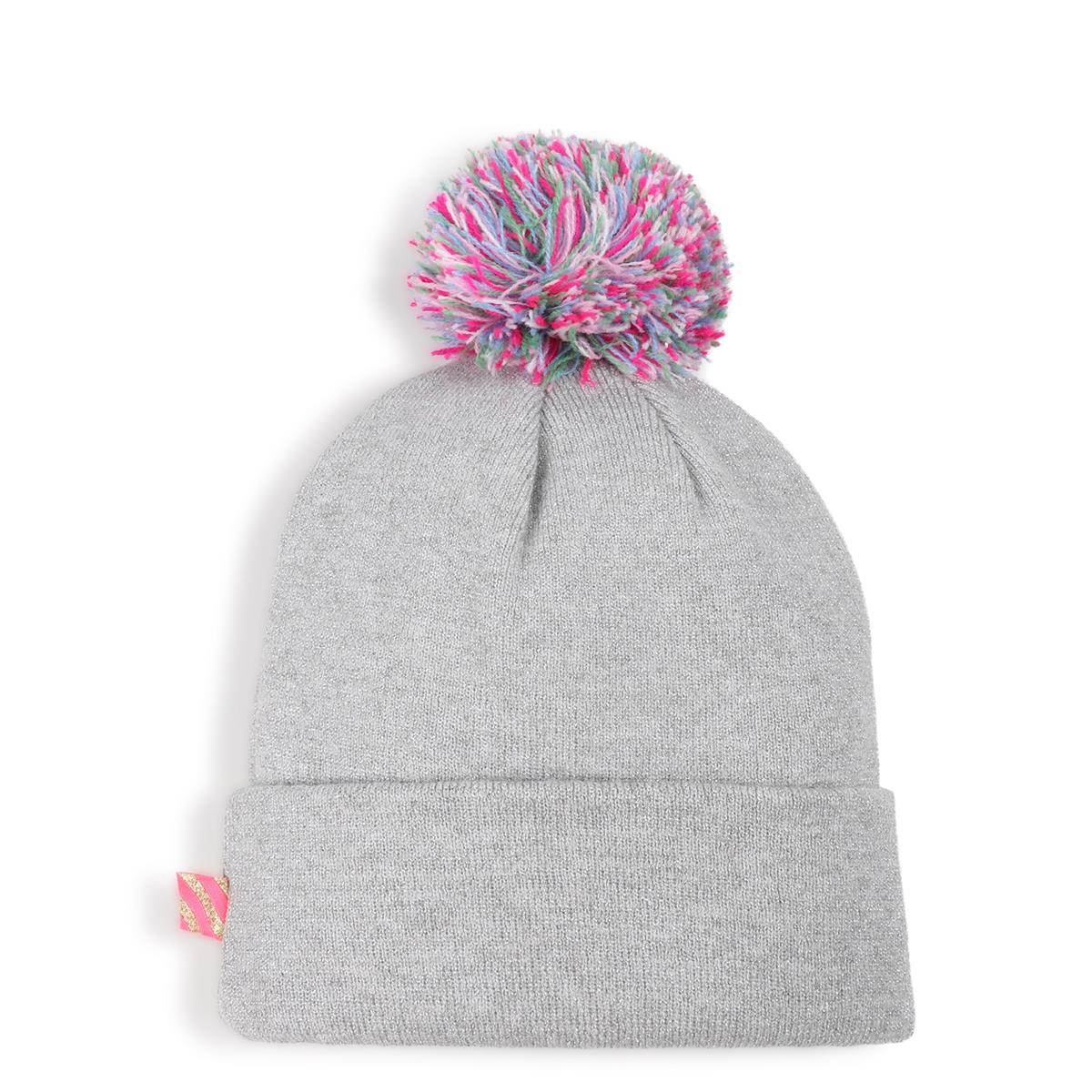 女童灰色亮片帽子