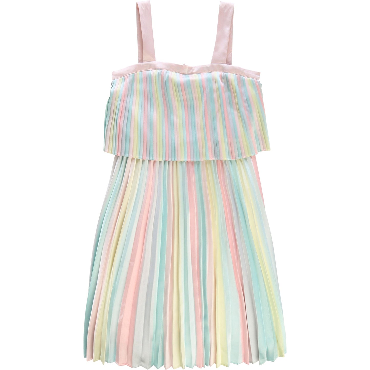 女童彩色连衣裙