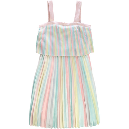 女童彩色连衣裙