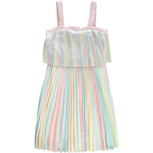 女童彩色连衣裙