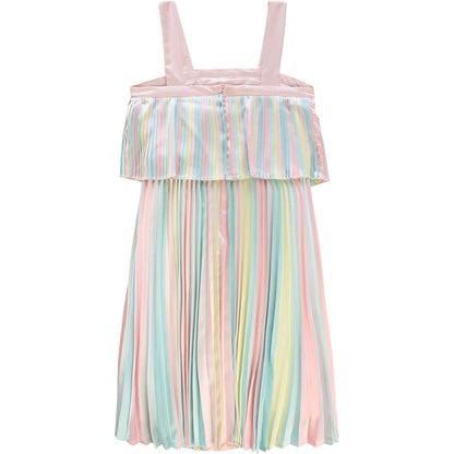 女童彩色连衣裙