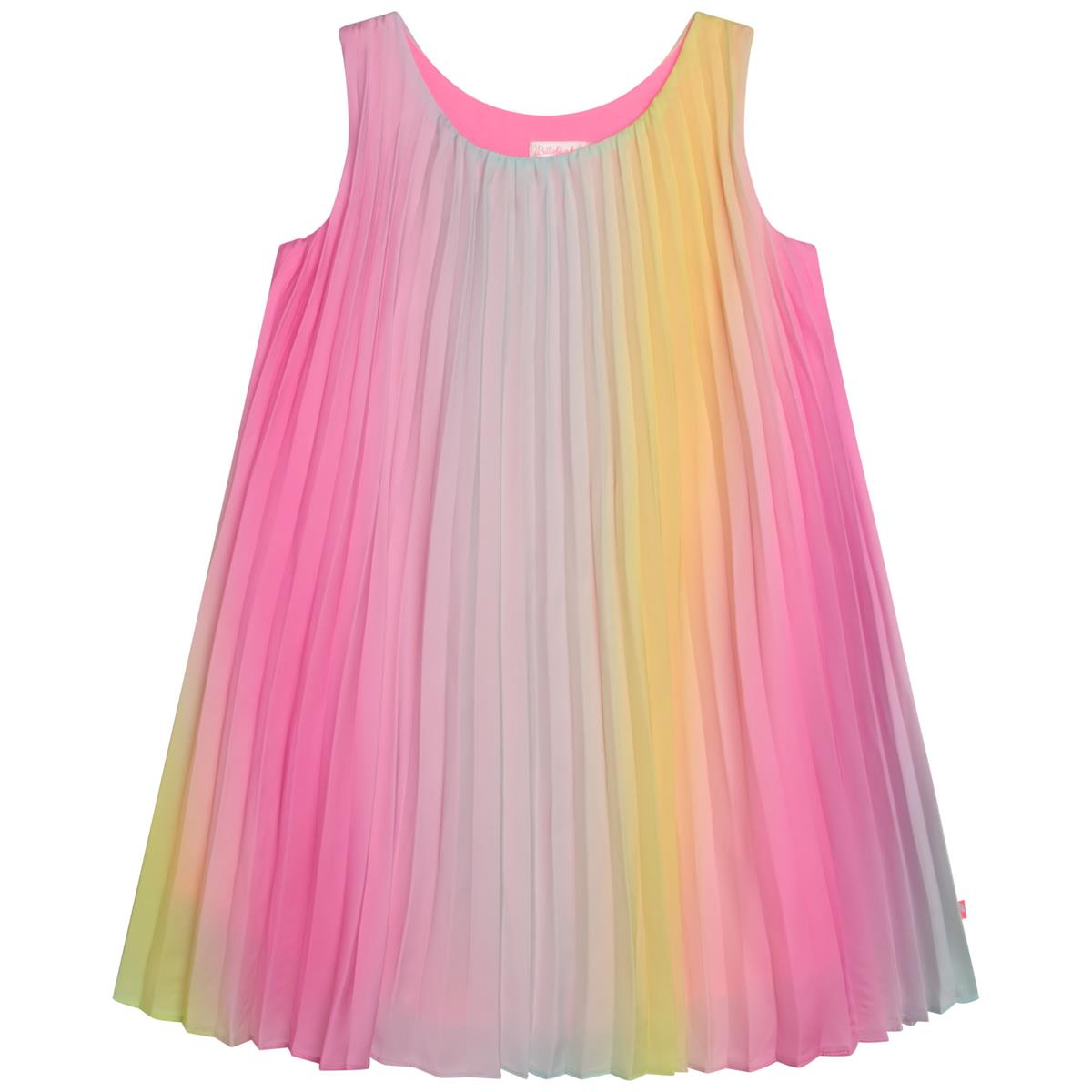 女童粉色连衣裙