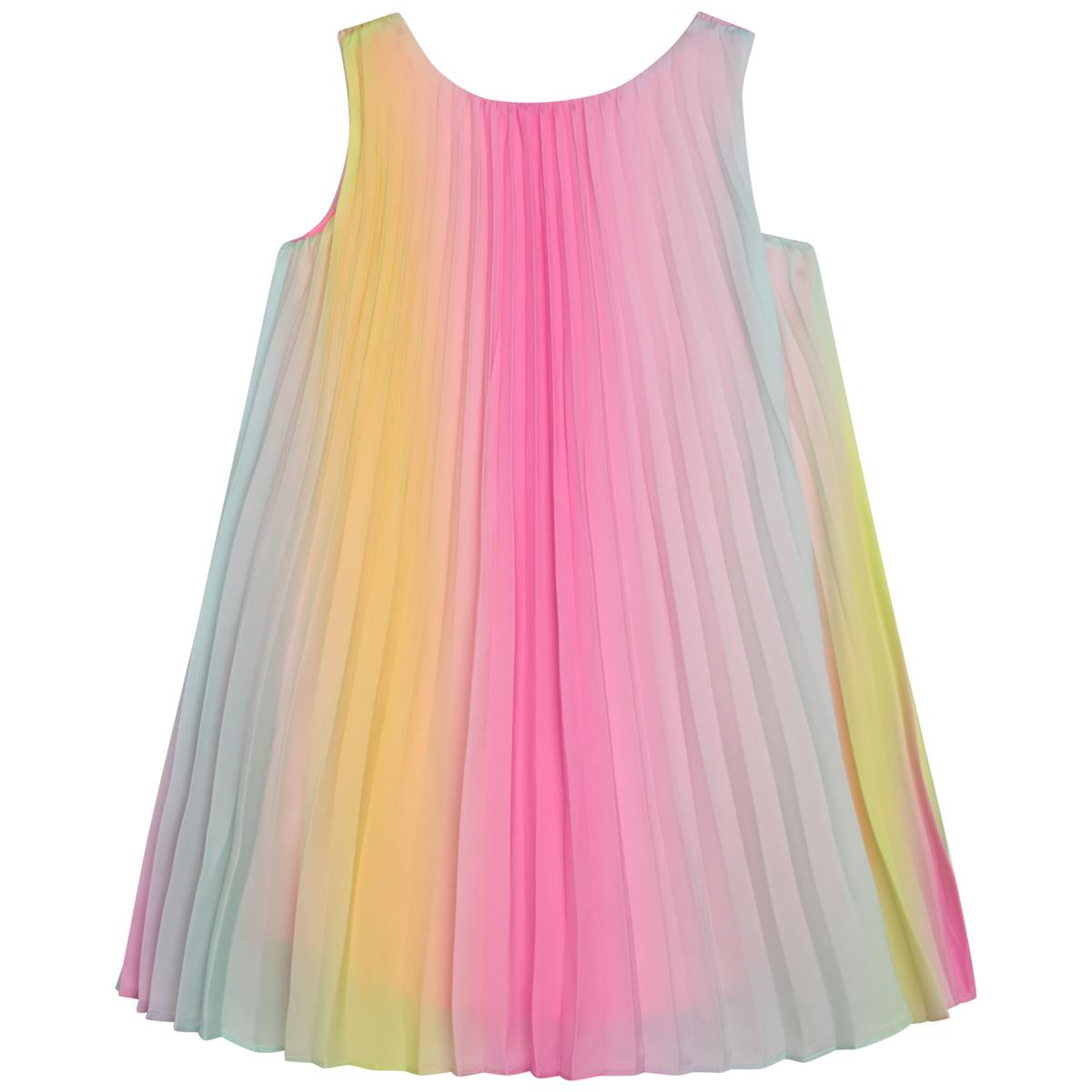 女童粉色连衣裙