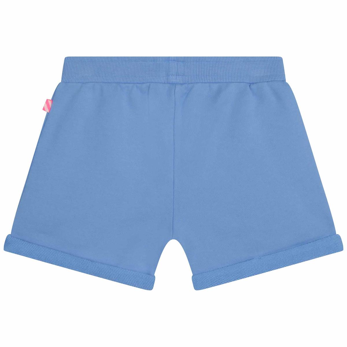 女童蓝色短裤